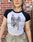 Saddle Up Baby Tee