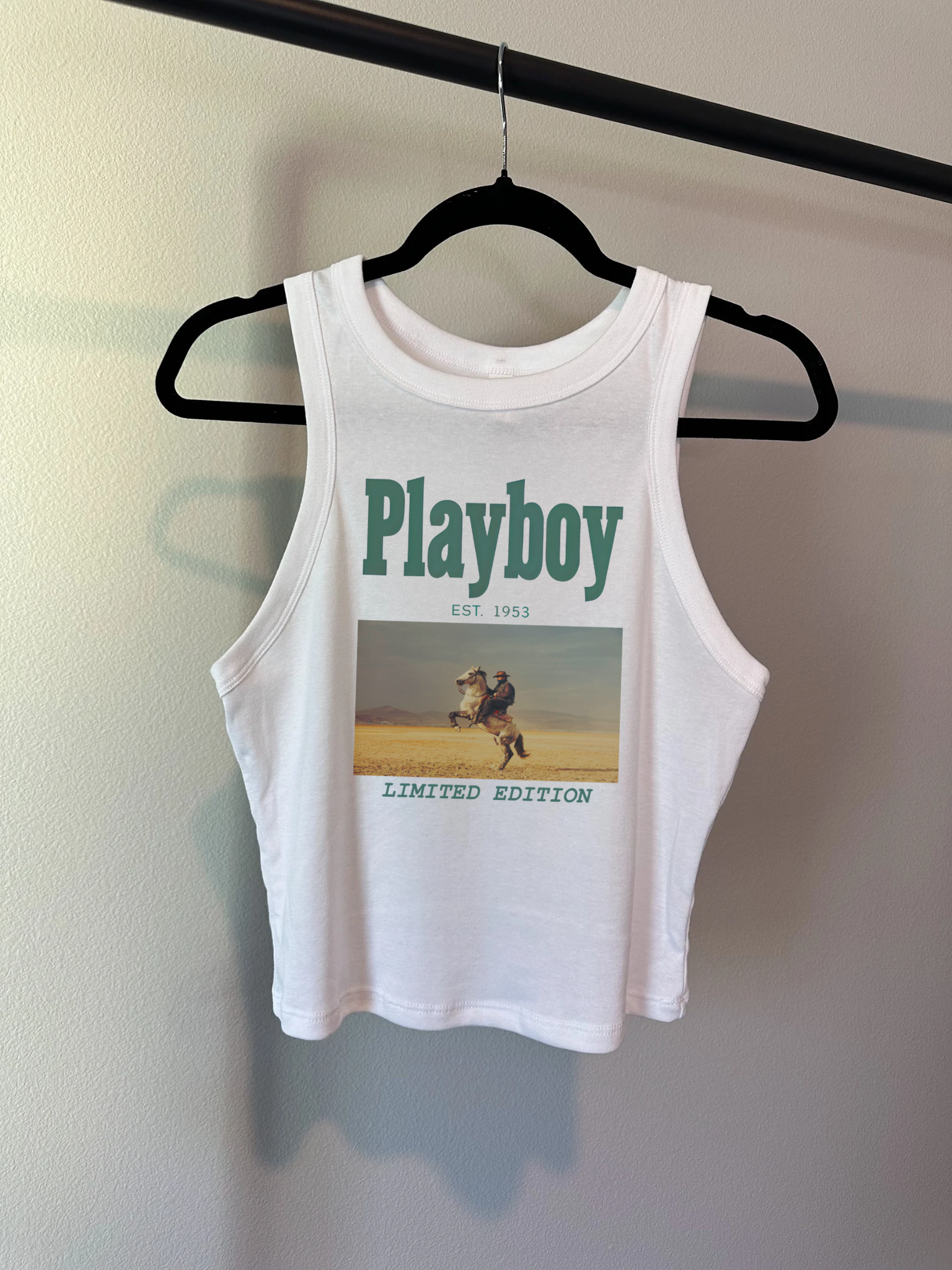 PlayCowBoy Cropped Tank