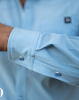 BABY BLUE MEN'S BREEZE PERFORMANCE SHIRT