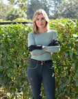 Evolution Full Seat Breeches - Spruce & Rose Gold