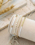 Tiny Beaded Multi Layer Bracelet Set