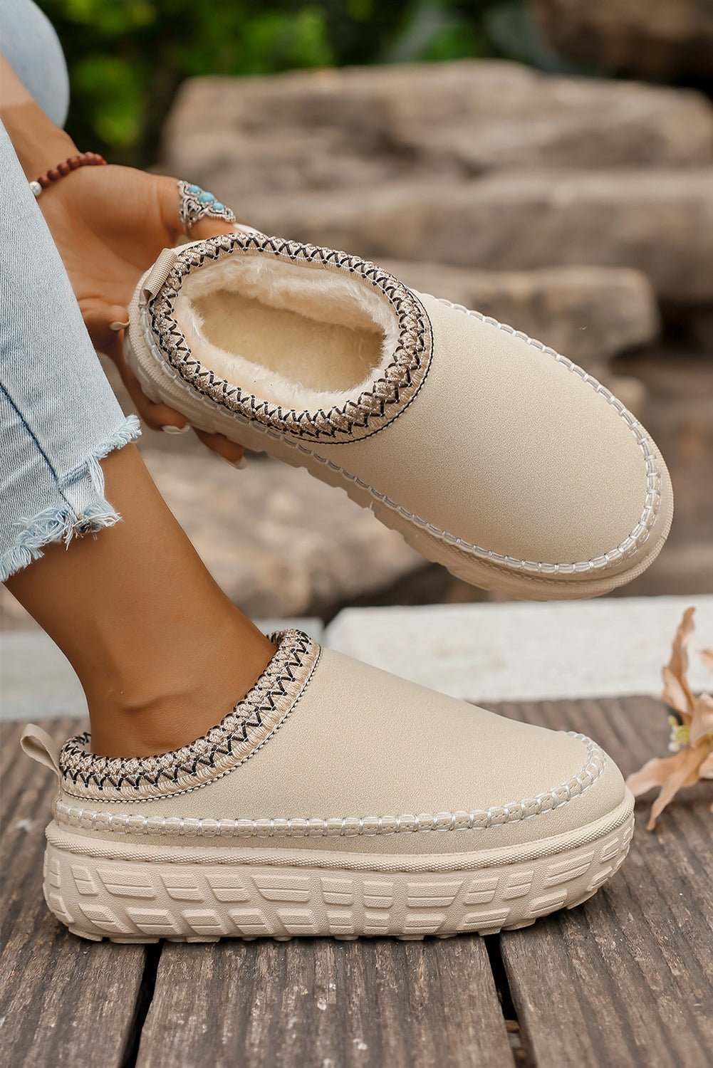 Millie Plush Winter Clog Slippers
