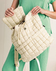 Natalie Quilted Puffer Backpack