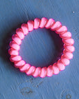 3 PCS Pink Phone Cord Hair Scrunchies