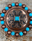 Copper Turquoise Concho Berry Jacket 