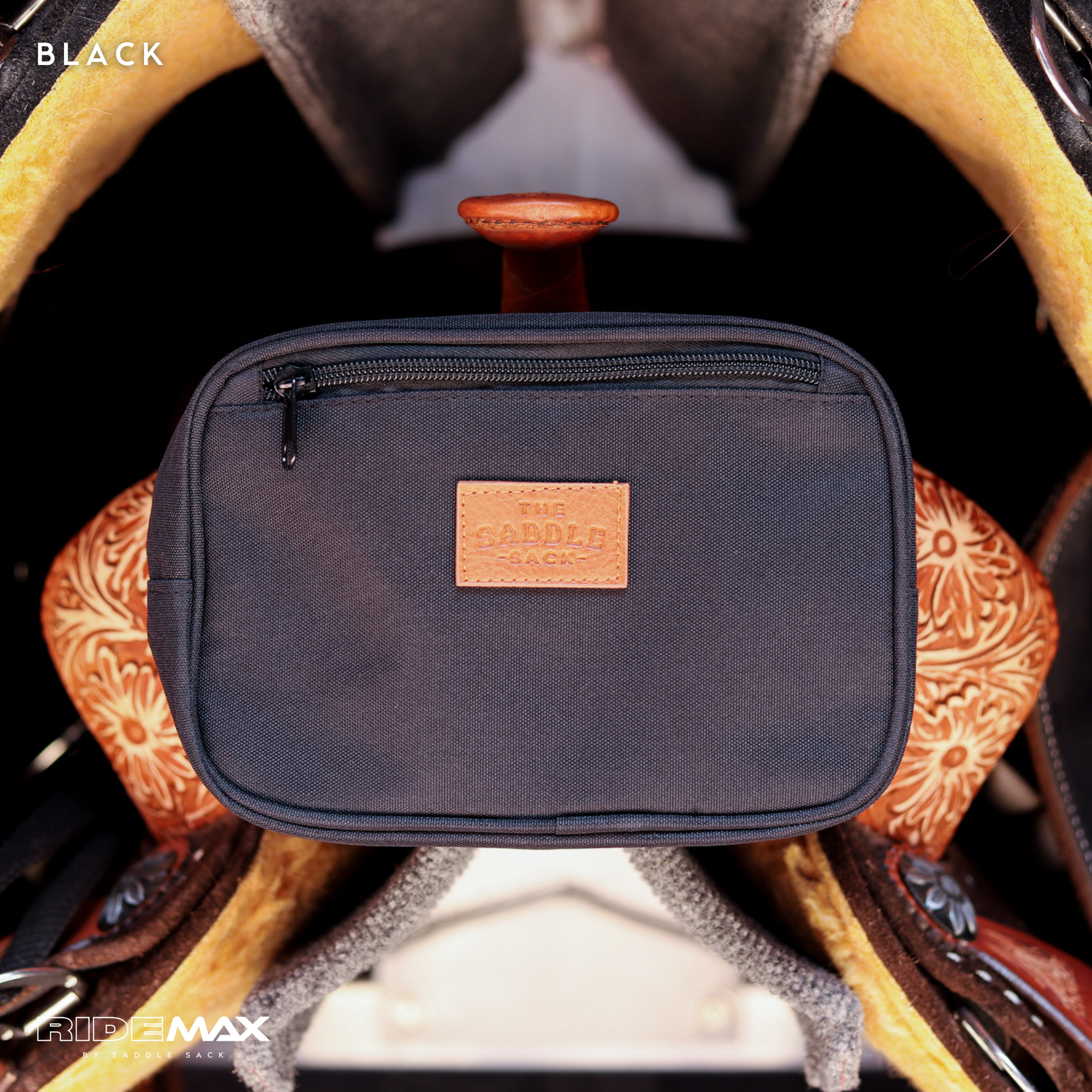Clip-On Pommel Saddle Bag For Hands-Free Riding Essentials And Quick-Access Accessories