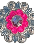 Bright Silver Neon Pink and AB