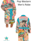 Baha Ranch Retro Pop Western Men's Robe