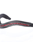 ExionPro Elegant Deep Curved Soft Padded Siam Crystal Decorated Browband