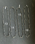 Sterling Silver Medicine Man Eye Paperclip Chain – 18”
