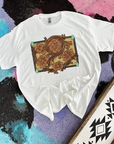Tooled Leather Tee or Crewneck