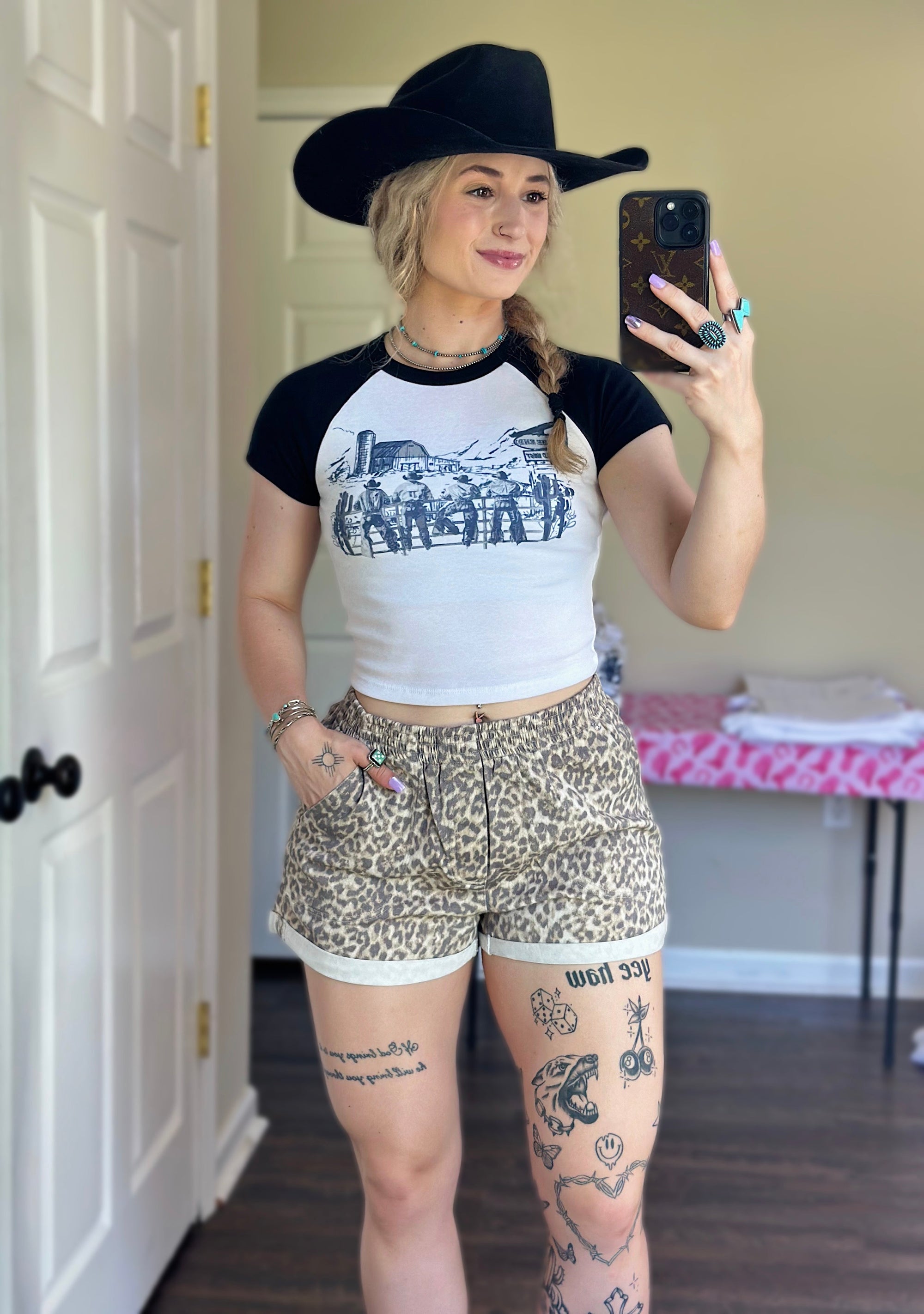 Cowboy Scene Baby Tee
