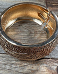 Gold Circular Fashion Cuff XI145