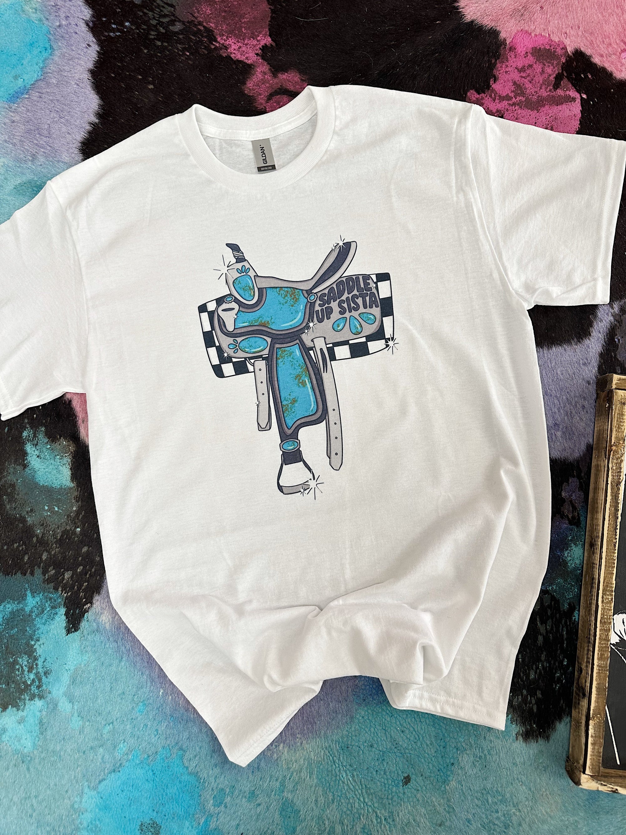 Saddle Up Sista TEE or CREWNECK