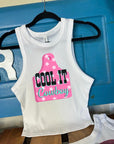 Cool It Cowboy Cropped Tank