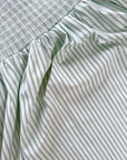 MASON'S DAUGHTER | Nora Dress, Green/Green Striped Poplin