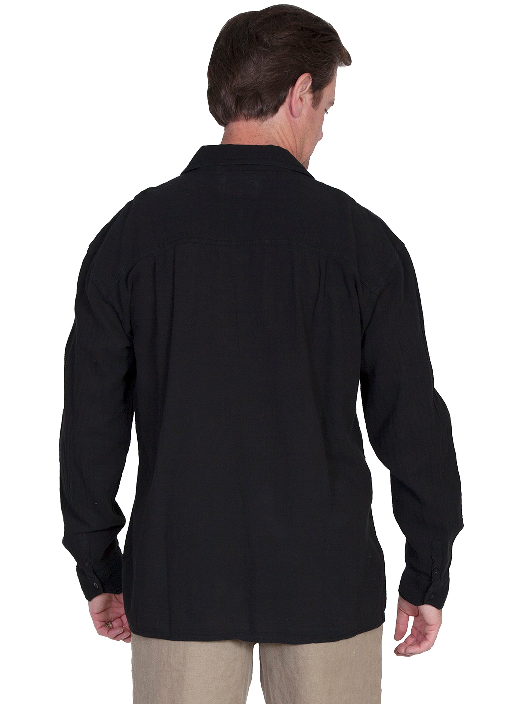 Men's Lace Up Front Shirt - CM8