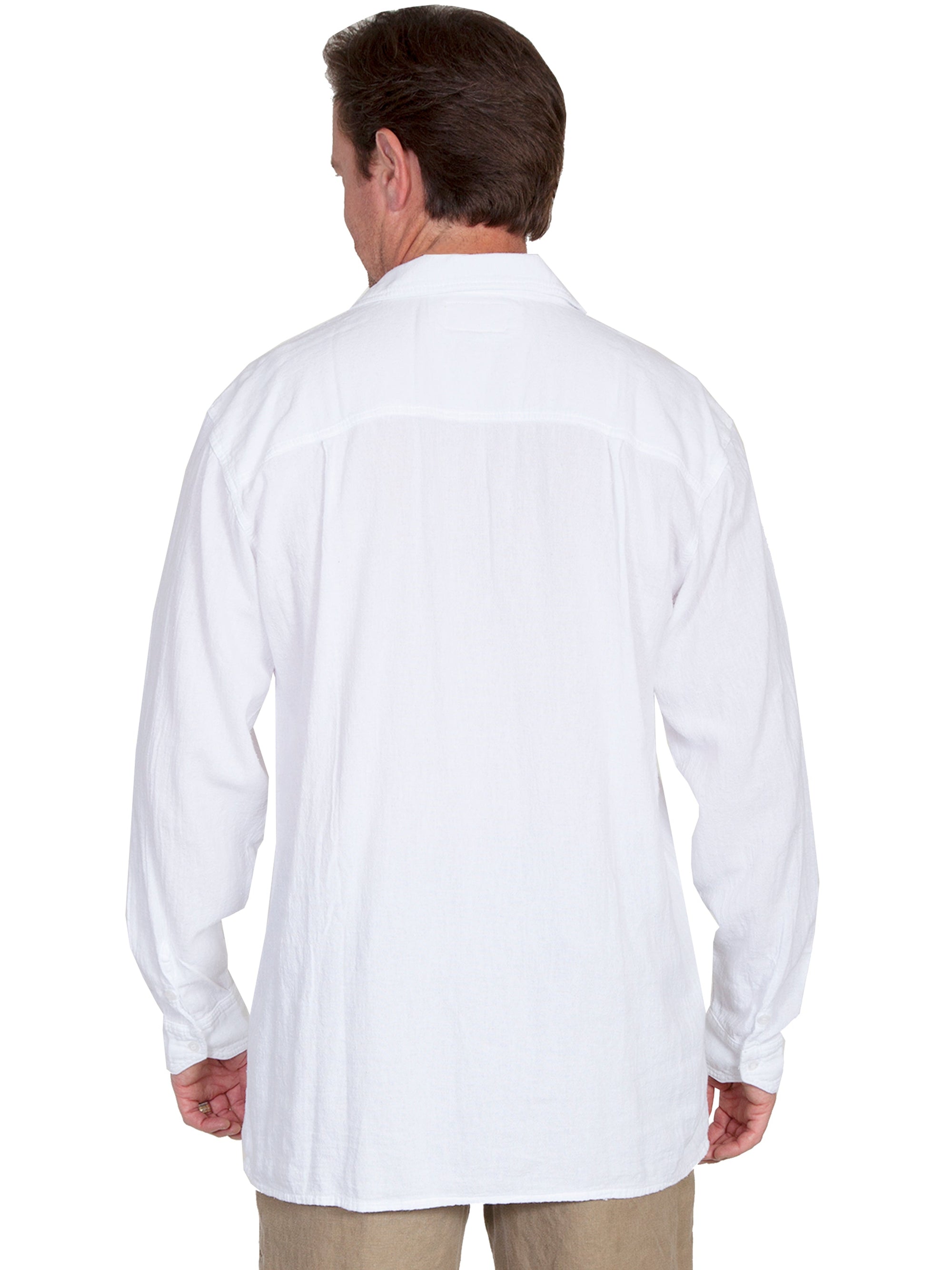 Men's Lace Up Front Shirt - CM8