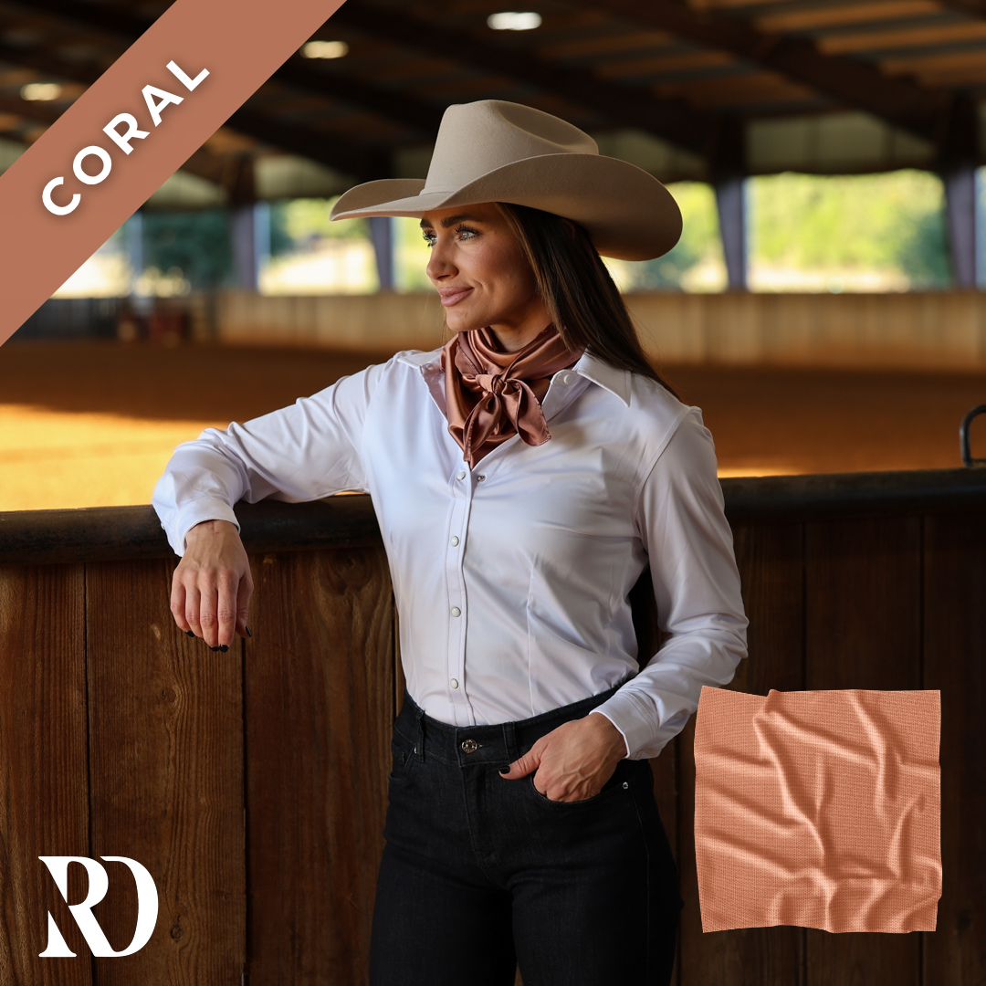 CORAL WILD RAG