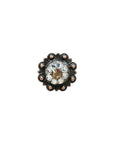 Copper Champagne, Clear Crystal Conchos Sizes from 1"-3" and Buckles