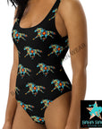 Yeehaw Aztec Horse One Piece Swimsuit