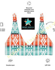 Yeehaw Aztec Print Bikini Top