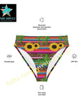 Yeehaw Sunflower Serape Cactus Bikini Bottom