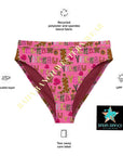 Yeehaw Pink Yeehaw Bikini Bottom