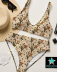Yeehaw Longhorn Ranch Cactus Bikini