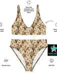 Yeehaw Longhorn Ranch Cactus Bikini