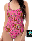 Yeehaw Pink Yeehaw One-Piece Swimsuit