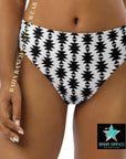 Yeehaw White Aztec Bikini Bottom