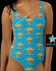 Yeehaw Longhorn Sunshine One Piece Swimsuit