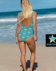 Yeehaw Longhorn Sunshine One Piece Swimsuit