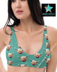 Yeehaw Highland Cow Bikini Top