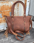 Conway Cowhide Concealed Carry Purse