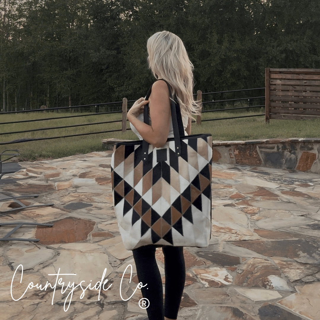 Cora Cowhide Weekender Travel Bag