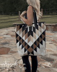 Cora Cowhide Weekender Travel Bag