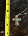 Southwestern Style Engraved Cross Necklace Pendant For Everyday Wear Accessory Essentials Edition