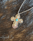 Southwestern Style Engraved Cross Necklace Pendant For Everyday Wear Accessory Essentials Edition