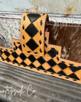 High Plains Checkered Cowhide Wallet