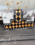 High Plains Checkered Cowhide Wallet