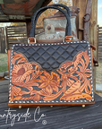 Laney Tooled Leather Conceal Carry Handbag