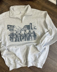 Cowboy Scene Quarter Zip