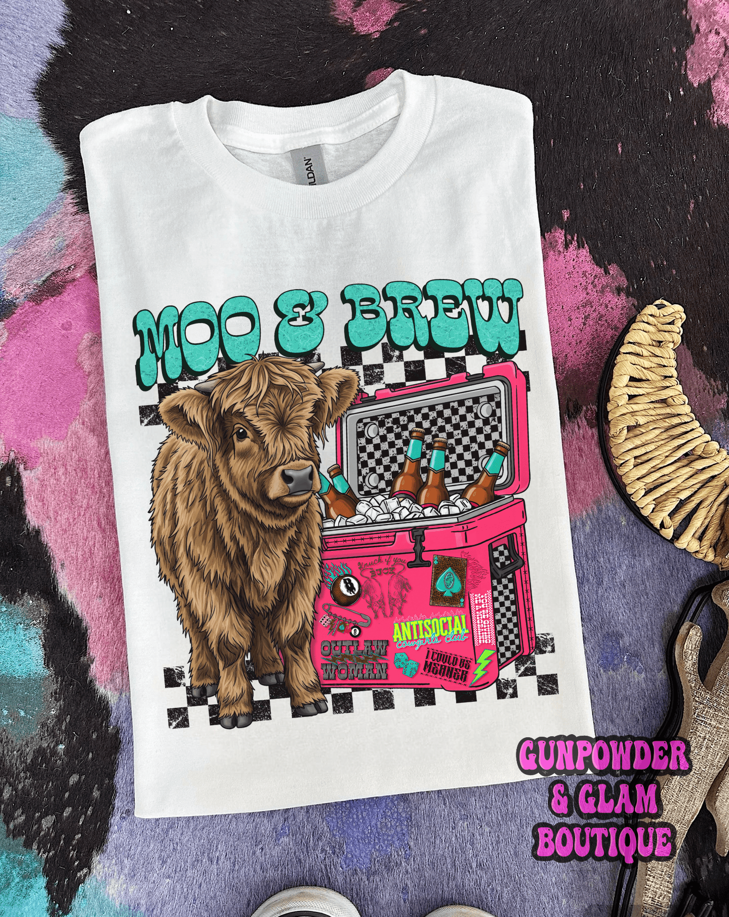 Moo &amp; Brew Tee or Crewneck