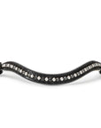 The Harlow Black Rolled Leather Double Bridle