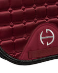Satin Classic Jump Saddle Pad - Crimson Rose
