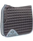 Romance Collection Satin Classic Dressage Saddle Pad (Full) - Slate Luxe