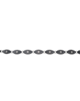 Lane Silver Disc Belt - Jet Black