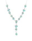 Durango Blue Turquoise and Sterling Silver Y-Necklace